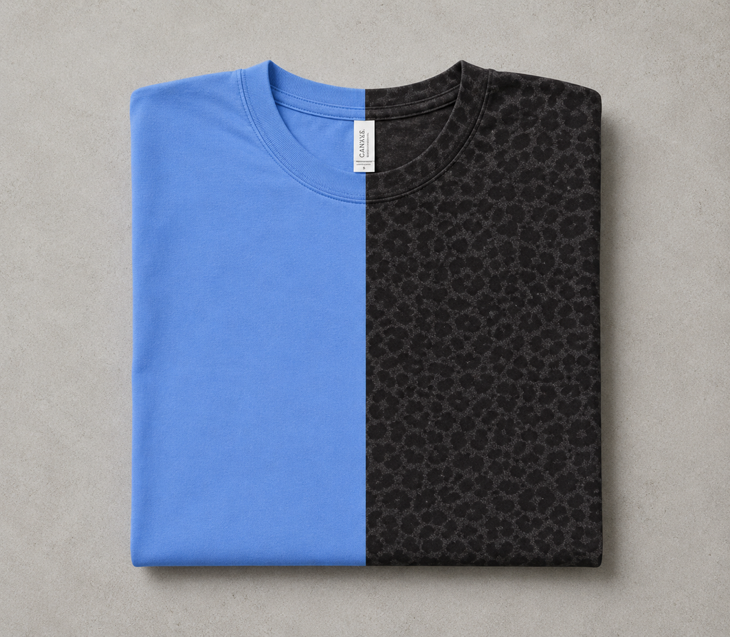 Split Color T-Shirts