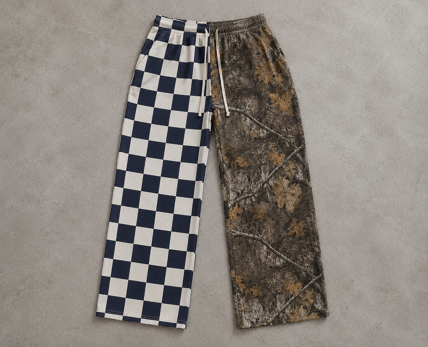Split Color Pants