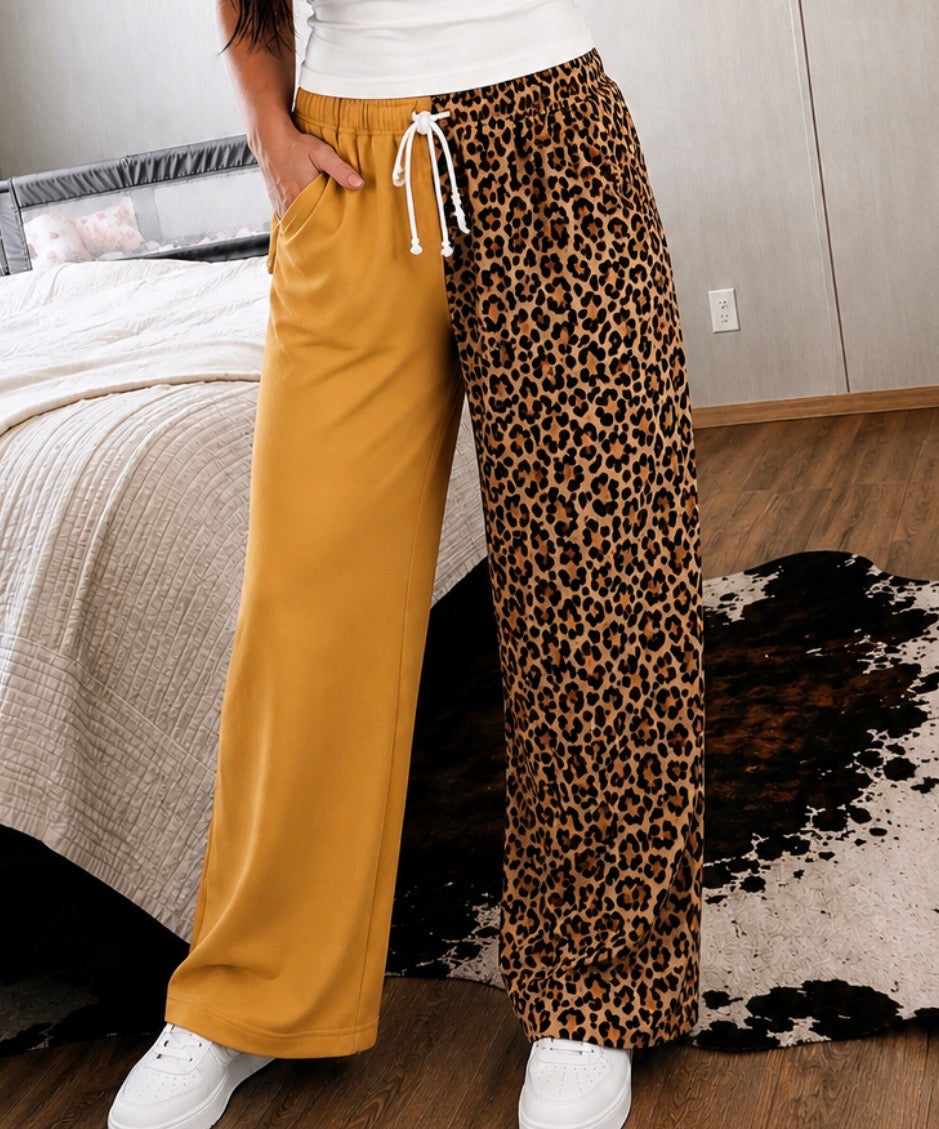 Split Color Pants