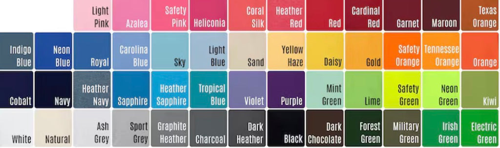 Split Color T-Shirts