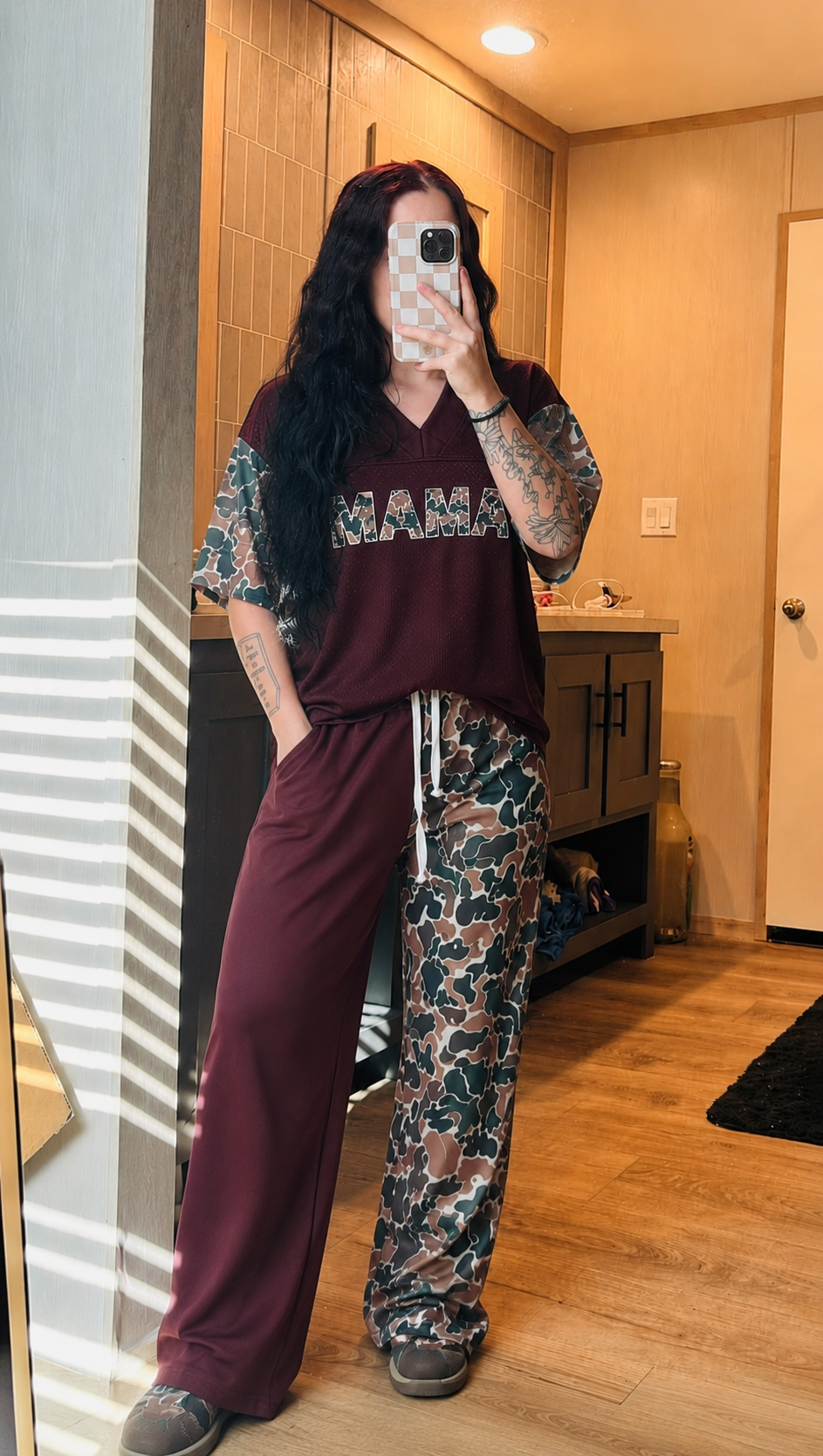 Split Color Pants