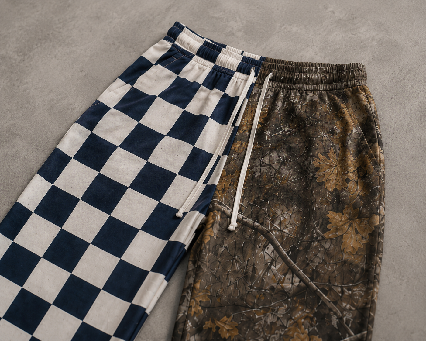 Split Color Pants