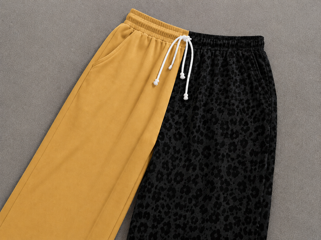 Split Color Pants