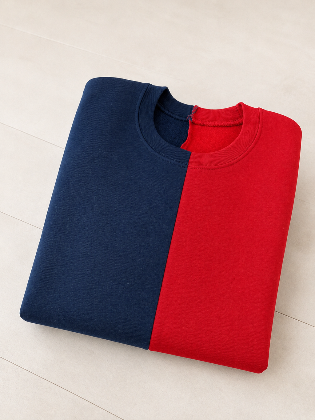 Split Color Crewnecks