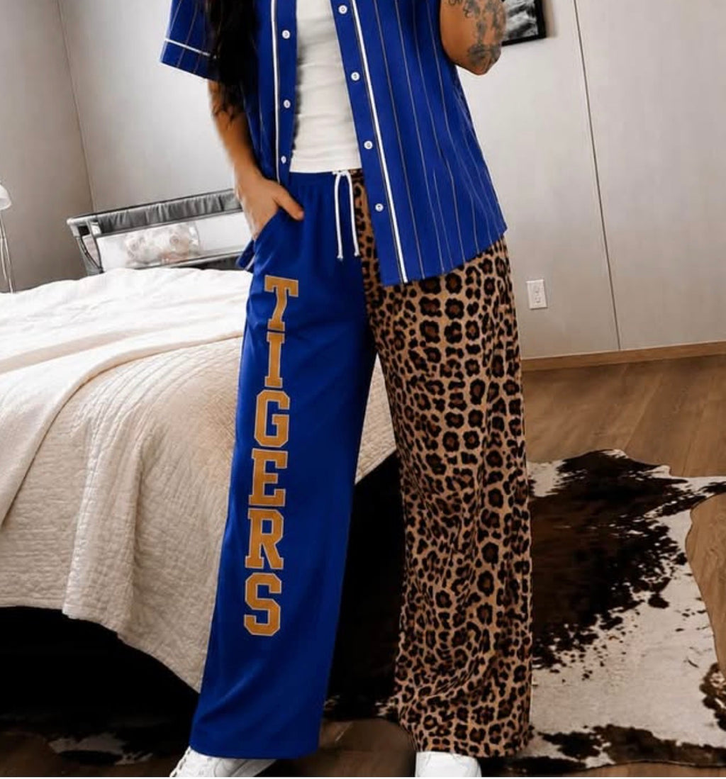 Split Color Pants