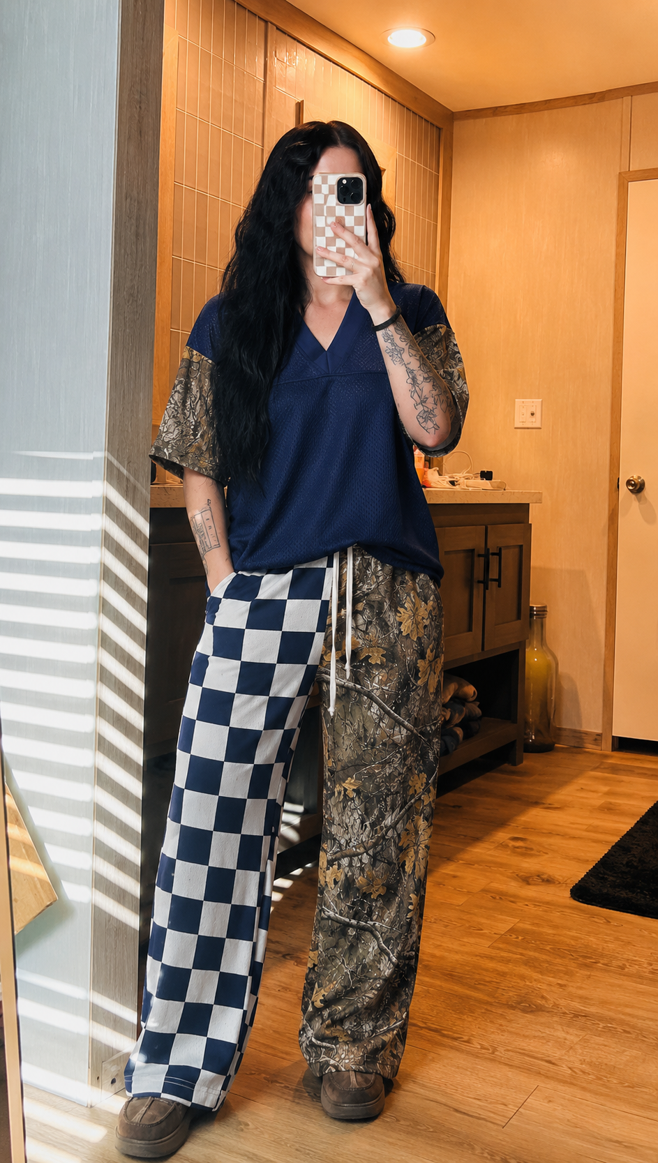 Split Color Pants