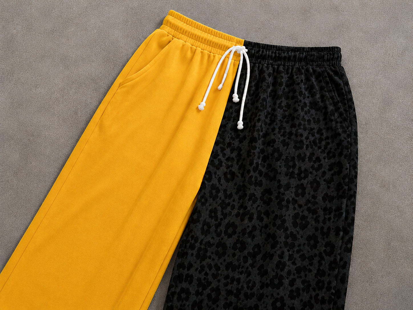Split Color Pants