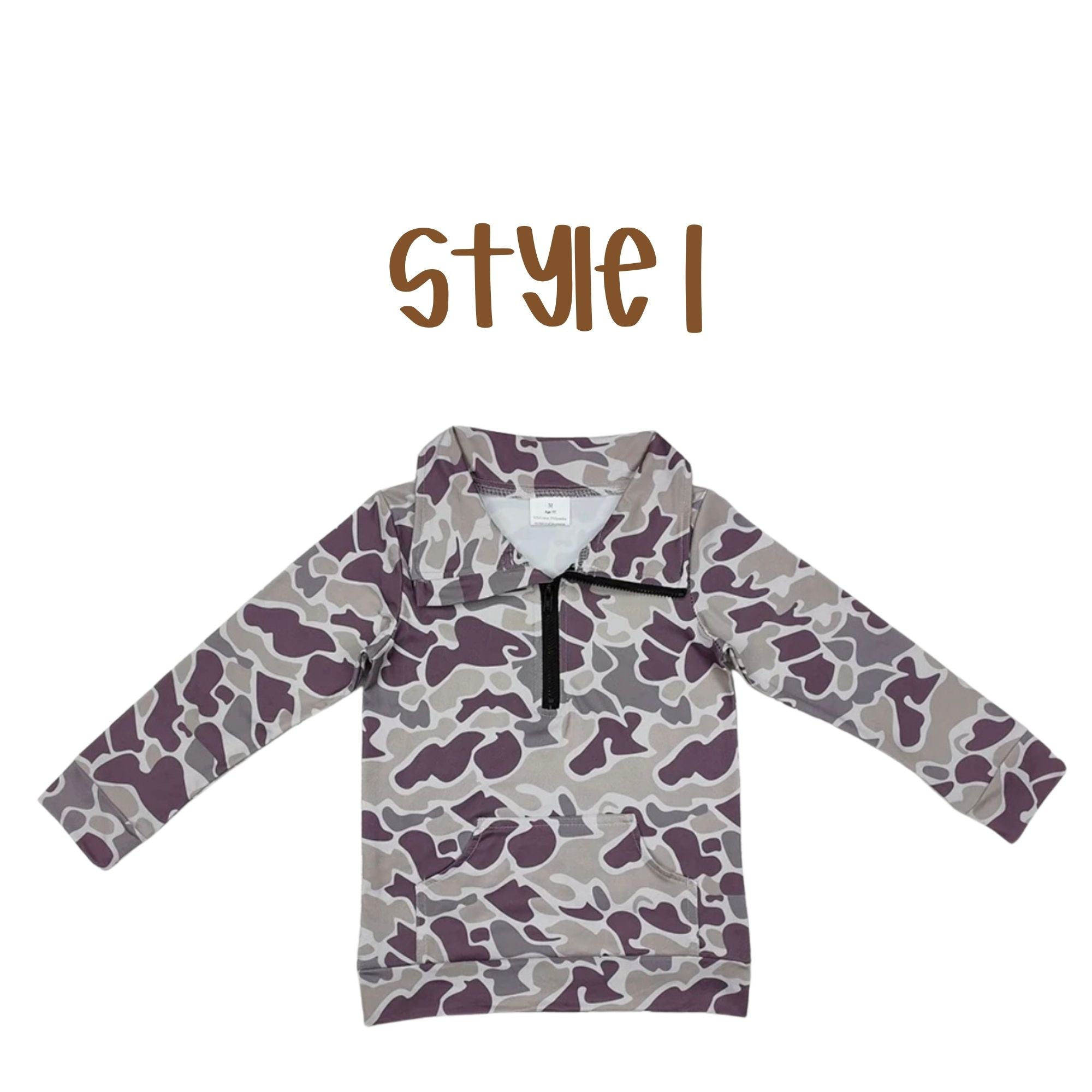 Quarter Zips Camo