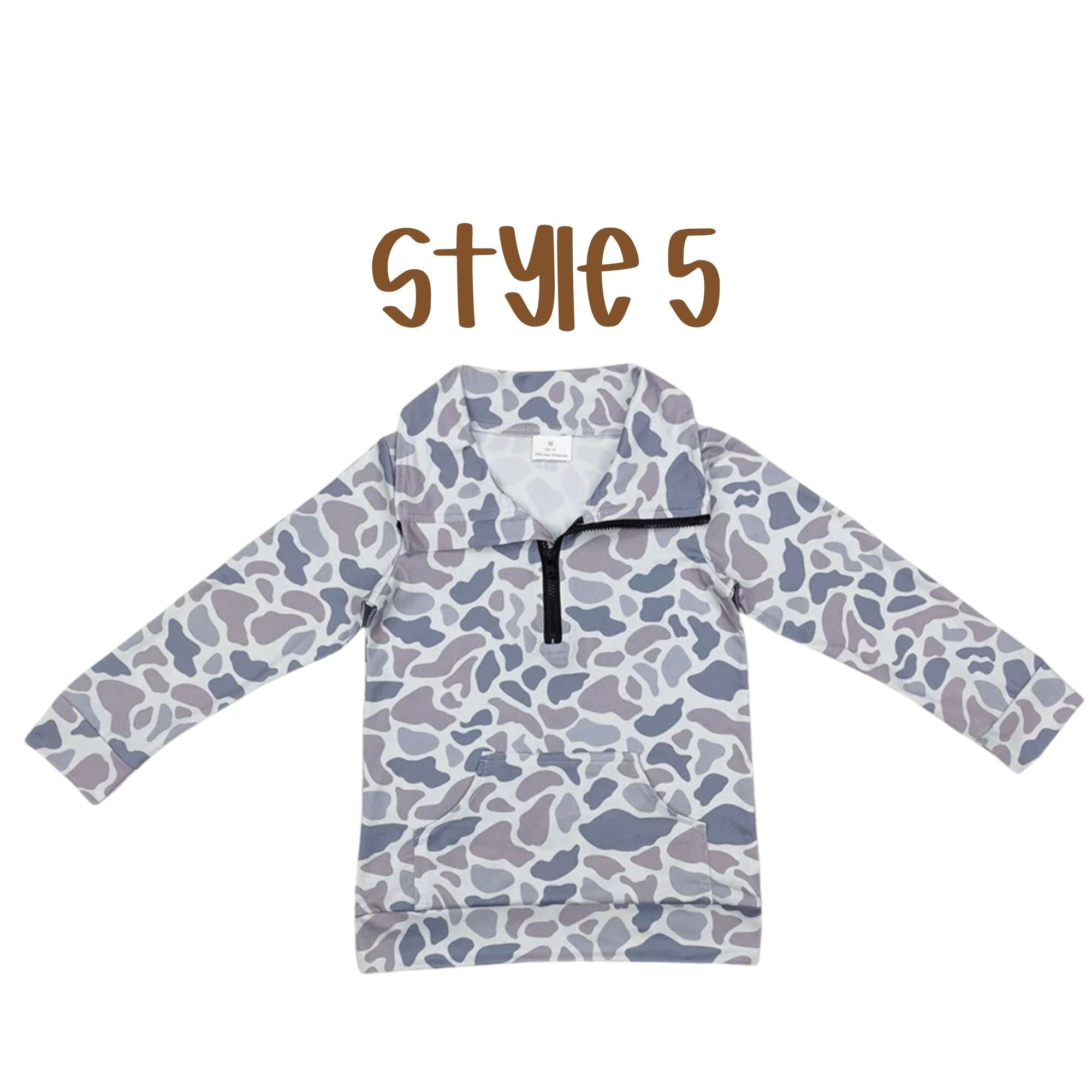 Quarter Zips Camo