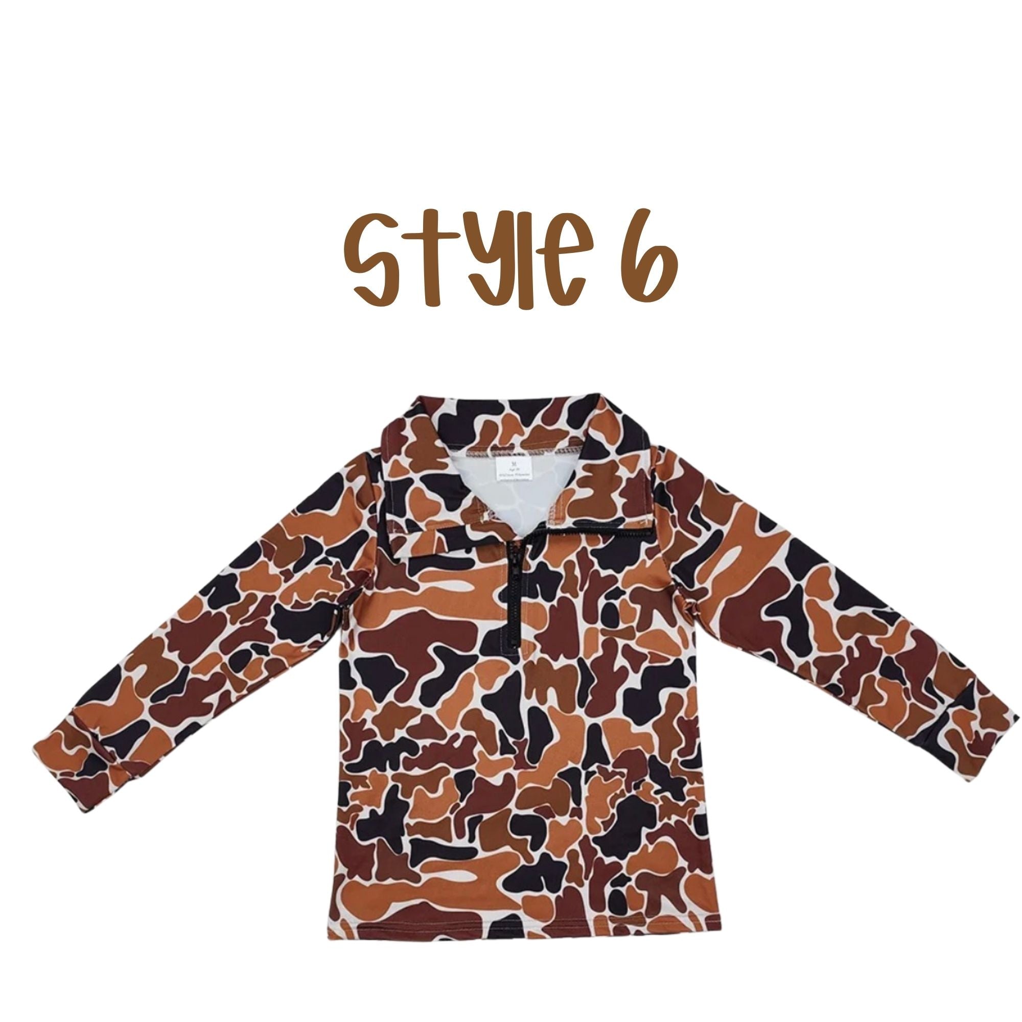 Quarter Zips Camo