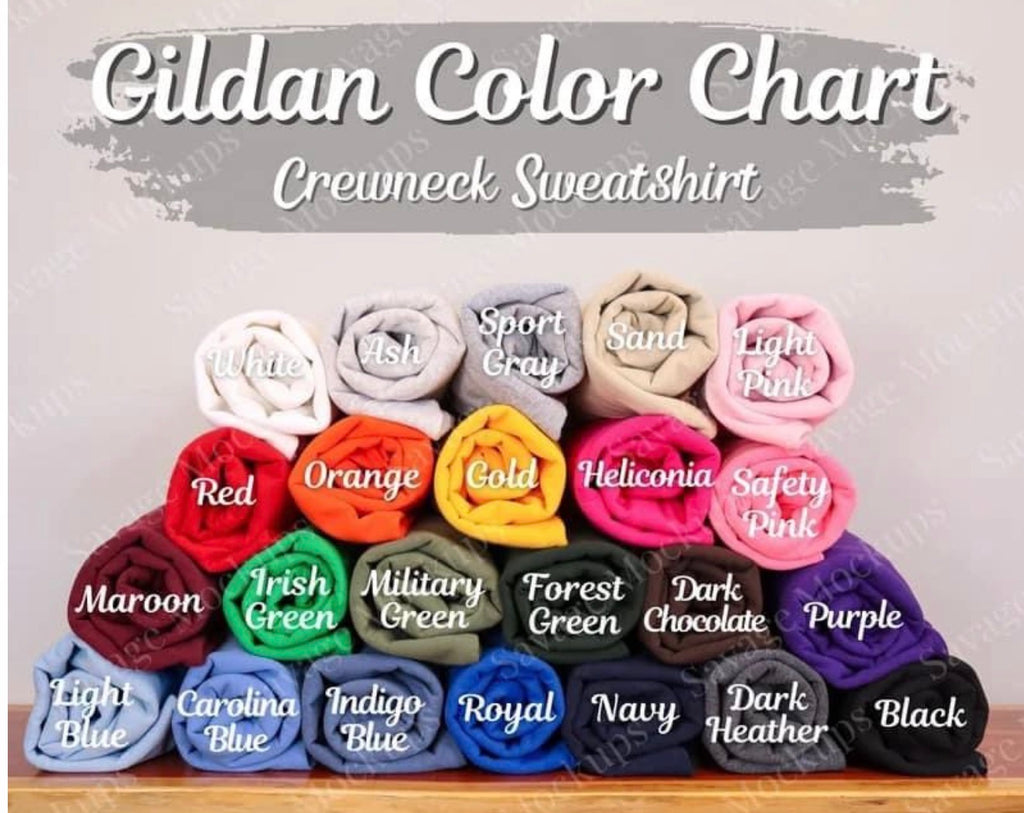 Split Color Crewnecks