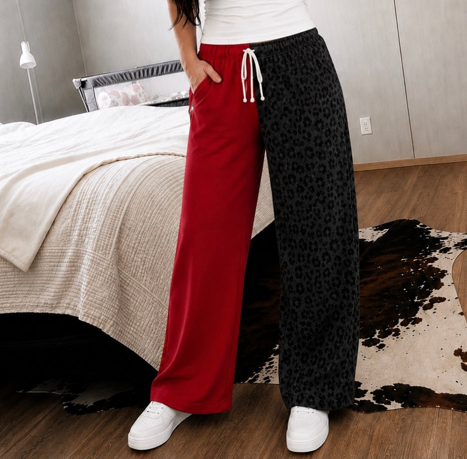 Split Color Pants