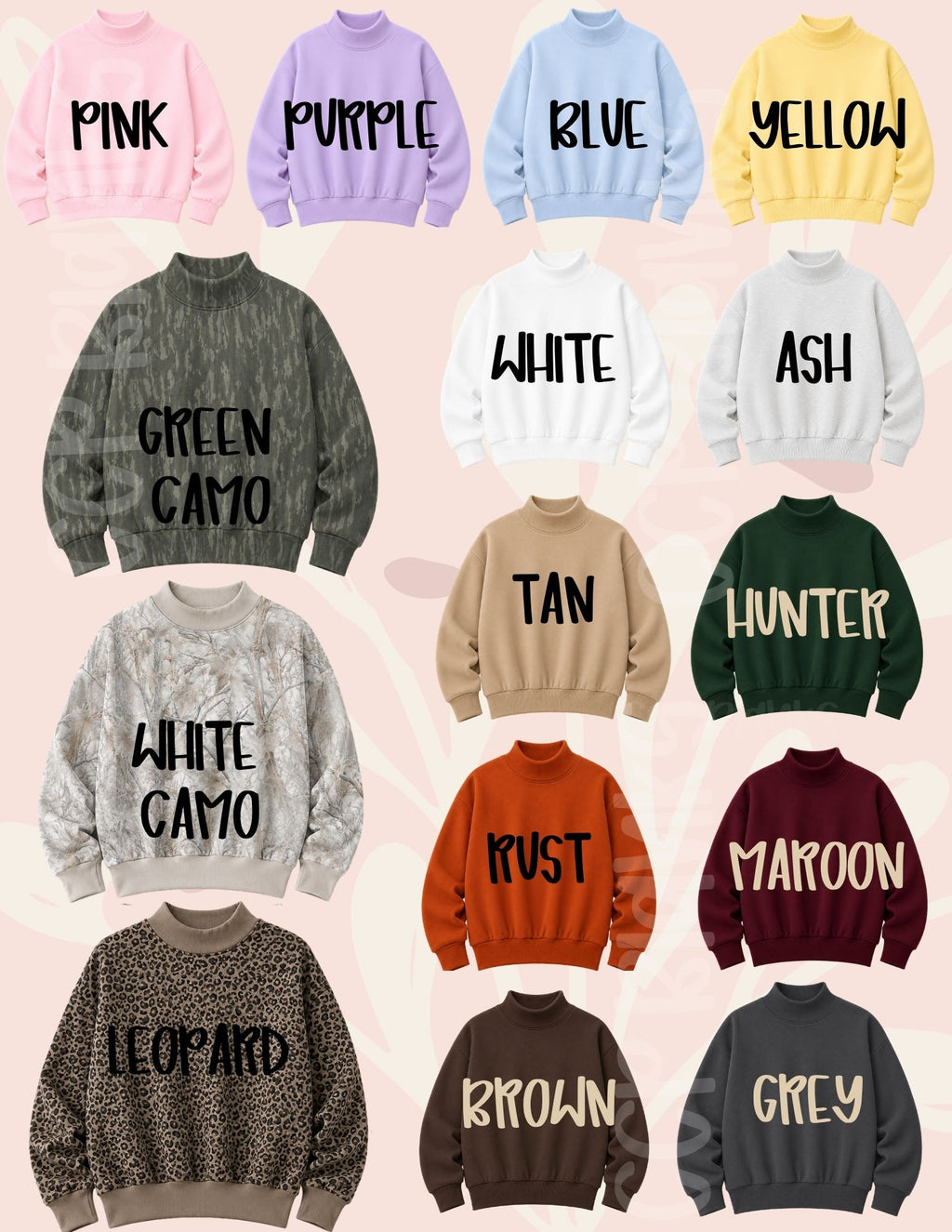 Solid Mock Necks