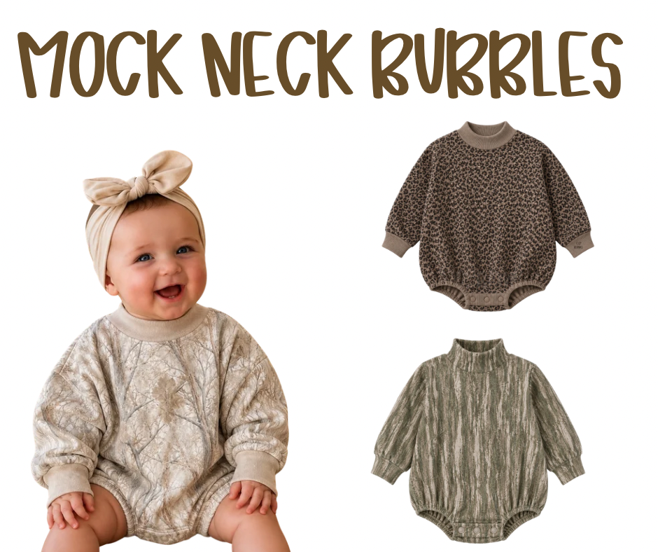 Mock Neck Bubbles