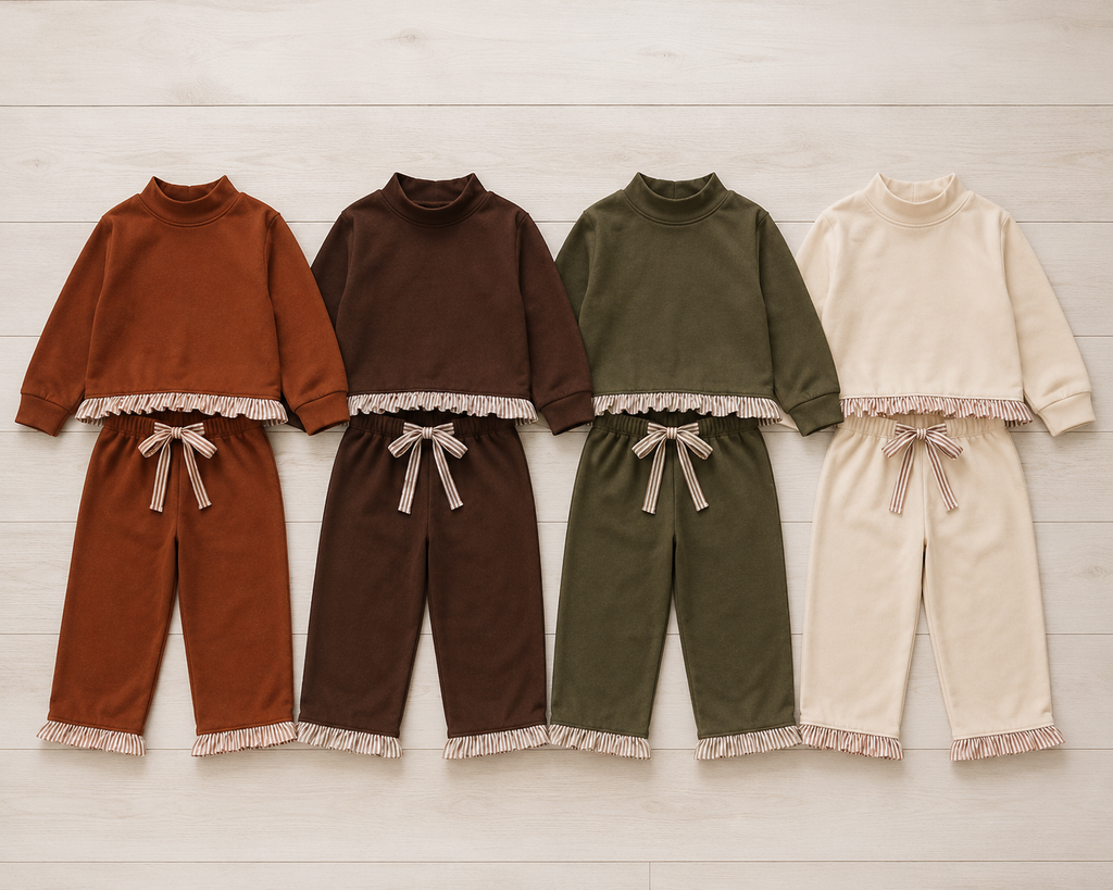 Girls Ruffle Sets