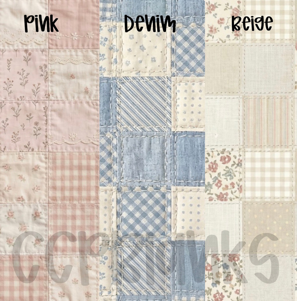 Patchwork Mockneck Sets
